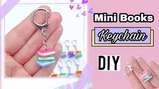 AMAZING DIY BOOK KEYCHAIN - Easy Crafts for Girls - How To Make Cute Key chains - Viral Tiktok Craft