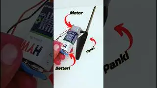 #diy experiment science project DC fan electric #how to make home #electri  toy fen #video #shorts