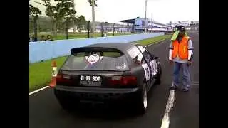 drag race sentul NOV 2012, honda civic estilo ENGINE N/A B18 (13,2 SECOND 402M)