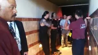 The Shield before they enter through the audience
