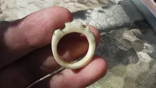 Making a ring out of moose antlers
