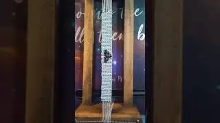 Bead loom black ice pattern 🖤