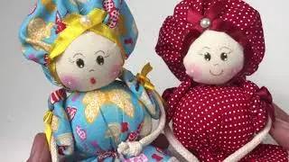Boneca de fuxico fácil Diy Djanilda Ferreira