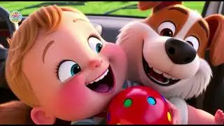 Learning 123 with Dog Van 🐶🚐 | Numbers Song for Kids | Counting Fun for Children