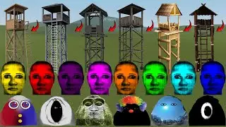 Angry Munci Family And Selene Cursed Family Vs Towers Garry's Mod