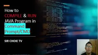 How to Compile and Run Java Program in Command Prompt or CMD | My First Program in JAVA