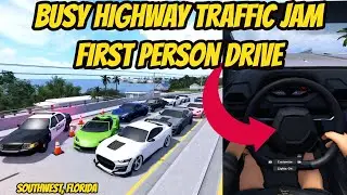 Southwest, Florida Roblox l Highway Traffic Jam First Person Drive RP