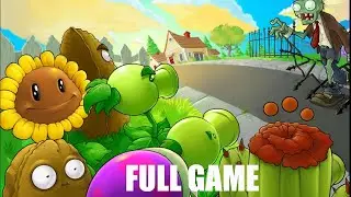COMPLETING Plants vs Zombies - Full Game Walkthrough Longplay No Commentary