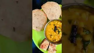 My dinner plate 🍽️😋 Puri with Mutter tarkari 😍#like #share #comment #viral #viralshorts #shorts
