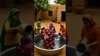 Village Vibes with Giant Grapes&rdquo;#GiantGrapes#FantasyFarming#VillageVibes#TractorRide#CreativeEdit