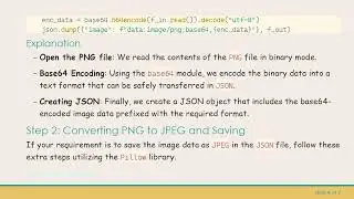 How to Save a PNG Image as a JSON File in Python