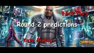 MCOC Kate Bishop arena predictions | MCOC Nick Fury arena predictions | round 2