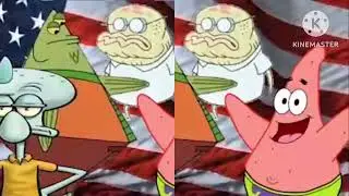 SpongeBob Patrick&rsquo;s National Anthem And 4Kids National Anthem Together