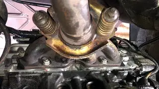 Vazamento no parafuso do coletor de escape Clio, Sandero… linha Renault. Motor D4d 1.0 16v.