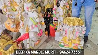 Ganpati Marble Statue Showcase | Elegant & Spiritual Marble Art