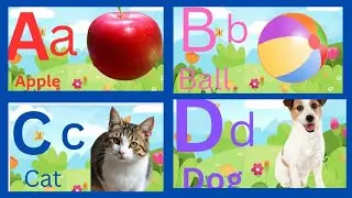 A b c learning video.Abcd | abcd phonic | abc song | a for apple| b for ball | c for cat | alphabets