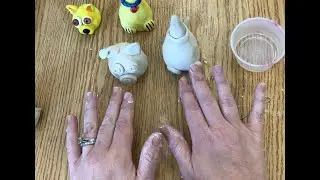 Air Dry Clay Bobblehead Pet