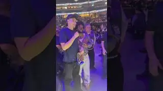 Ashton H2O Sylve at the Jake Paul vs Chavez fight Wifi #🥊 fans went Crazy