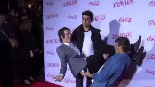Nash Grier and The Janoskians arriving to Expelled Premiere @Nashgrier @janoskians