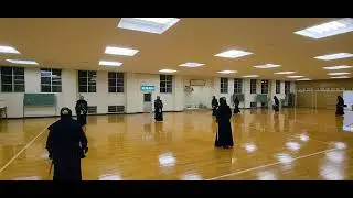 剣道砺波(富山県小矢部市)  1/17 ☆砺波剣友会☆  後半戦　(  毎週土曜日　午後７時４５分開始　小矢部武道館  )