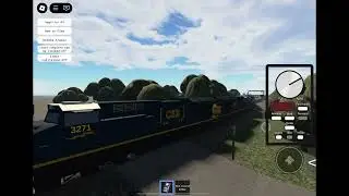 CSX 3271 East - an ET44AH Power Move