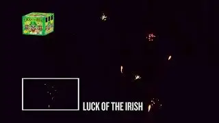 Luck of the Irish 500g Firework from World Class - 30 Shots Wolf Whistles, Falling Leaves Effects