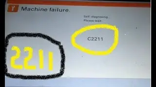 Kyocera TASKalfa 5501i - Error Code #2211 | #Drummotor2211 K startup error | #jam2211 #jam7901