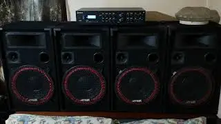 My HiFi setup: Adastra A4 amplifier and 4 Max Red speakers