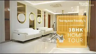 Luxurious 3BHK Home Interiors at Bhavya's Eugen, Madhapur, Hyderabad | Simplify Home Interior Design