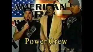 The Power Crew interview 🎙️ 1-19-2001 American pro wrestling TV tapping Chesnee sc 