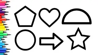 Shapes Drawing, Painting & Coloring For Kids and Toddlers_Child Art