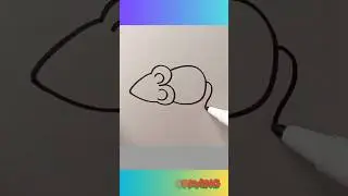 How to draw rat easy!#how to draw a rat#show me how to draw rat