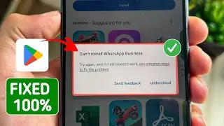 How to Solve Can't Install Problem on Play Store | Fix Can't Install App Error on Google Play Store