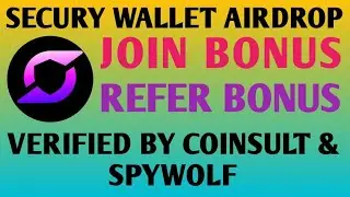 Secury Wallet Airdrop Full Guide | SEC Token Airdrop Update | SEC Token Price | Coinsult | Spywolf 