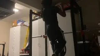 Day 18 - Posterior | 45lb pull-ups for reps