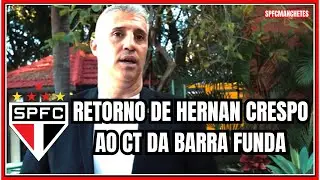 📸 Hern&aacute;n Crespo de Volta ao CT da Barra Funda! 🔙🇾🇪 Emo&ccedil;&atilde;o no Retorno ao SPFC!