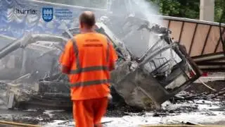 17 zauritu Iruran izandako istripu batean