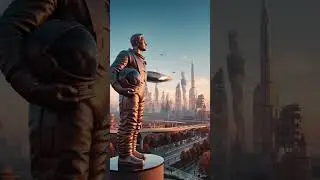 Moscow in the year 2100 - How AI sees our future world #futurecities #futureworld #moscow