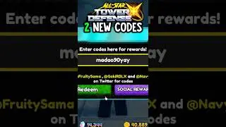 2 Newest *WORKING* Codes in All Star Tower Defense X
