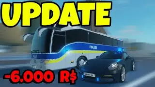 POLIZEI PORSCHE GEKAUFT! POLIZEI-BUS und PORSCHE im TEST | Notruf Hamburg ROBLOX Deutsch | UPDATE!!!