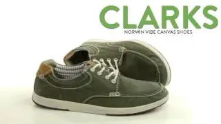 Clarks Norwin Vibe Canvas Shoes (For Men)