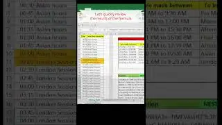 Use Nested IF in Excel | Time in a range #shorts #youtubeshorts #excel  #time #excelformulas #if