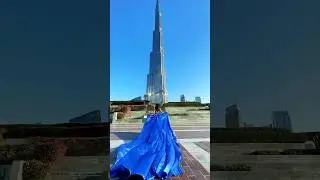 Flying dress photoshoot&hellip;💃🏻 #shortvideo  #shorts #flyingdressphotoshoot #burjkhalifa #dubai