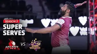 Super Serves | Match 47 | Calicut Heroes vs Delhi Toofans | PVL Season 3