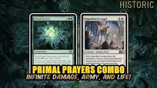 Instant Speed Tap Down EVERYTHING with Infinite Army &ndash; Primal Prayers | Historic BO3 | MTG Arena