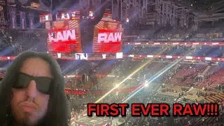 MY FIRST TIME AT A WWE RAW EVENT EXPERIENCE!!!