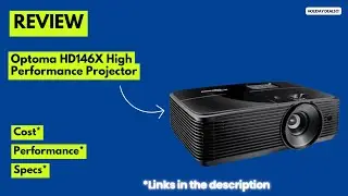 Optoma HD146X Review | Best 1080p Projector for Movies & Gaming? 3600 Lumens, 16ms Lag