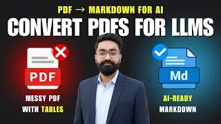 Convert PDF to Markdown for AI | LLM-Ready PDFs with LlamaParse | Google Colab Tutorial