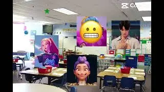 Typical kpop demon hunters classroom #kpopdemonhunters #viral #shorts #rumi #jinu #funny #fyp