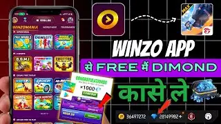 How to get Diamond in Free Fire from Winzo App | 2025 New Trick |Winzo me free fire diamond kaise le